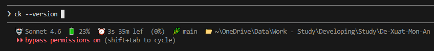 Claude Kit version verification output